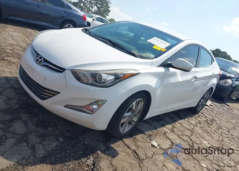 2014 Hyundai Elantra Limited из США, поврежденный, VIN 5NPDH4AE7EH497120